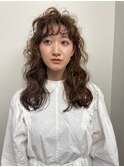 ミディアムブリーチパーマ