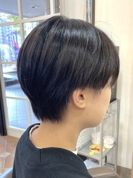 アルターリール(aL ter Rire) 黒髪/グレーベージュ/レイヤーロング/前髪パーマ /中村郁未