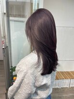 ネウィ 国分寺(newi) ミディアムレイヤー 艶髪/美髪カラー