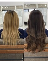 ハイエクステンション 京都駅前店(Hi-Extension)&nbsp;アッシュベージュ▼miho057