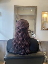 ブルーノ ヘアサロン(BRUNO. hair salon)&nbsp;ハーフアップ
