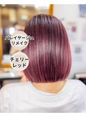 シャドールーツバレイヤージュ！ アップデートチェリーレッド♪