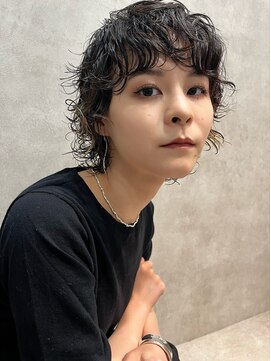 マル 薬院浄水店(MAR.co) SHORT PERM /ショートパーマ　ウルフパーマ　ニュアンスパーマ