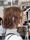 プードルパーマスパイラルパーマボブパーマウェーブ奥東 巧真