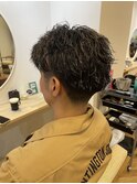 メンズツイストピンパーマ