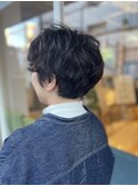 パーマ風ショート