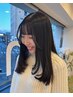 【美髪ストレート】カット+美髪酸性ストレート+COTA4stepTr　￥27000