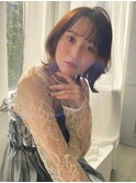 切りっぱなしボブ/川中島美容室