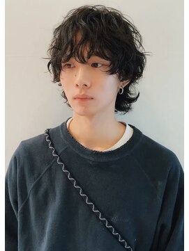 ダブ ムート(DaB MUUT) メンズマッシュウルフパーママッシュパーマメンズボブパーマボブ