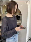 ボブ/ミディアム/レイヤー/顔まわり/小顔/韓国/長岡/新潟/宮関