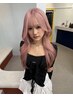ムラ修正ブリーチ+カラー+髪質改善