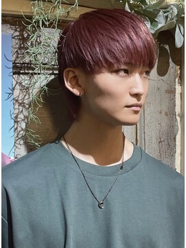 ココロヘアー ウィル 半田山店(Cocolo hair Will) 韓国風マッシュ×くすみピンク