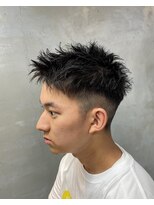 エルマノ 仙川(L mano)&nbsp;〈k1〉メンズカット/スパイキーショート/ブリーチ