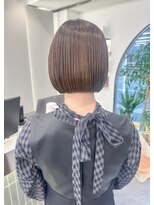 ロンドリゼル 札幌(Lond RiseL) オリーブグレー/前髪/ボブ/マロンベージュ/レイヤーカット/小顔