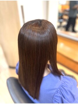 クレス 東武練馬店 セミロング髪質改善ストレート