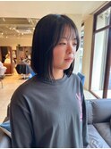 切りっぱなしボブ