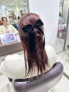 クロップ エス 茅ヶ崎本店(crop es) パーティーアップスタイル