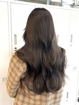 アリュウル 表参道(ALLURE) 透明感ケアカラー＊グレージュ/赤みなしカラー＊藤原