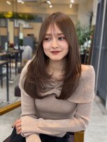 コート 表参道(Cote)&nbsp;美髪レイヤーカット／顔まわりレイヤー／ロングレイヤ 一/前髪