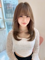 モナ 髪質改善(MONA)&nbsp;【MONA】レイヤーカット/韓国風/ワンカール