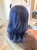 ウィン 川口元郷店(win)&nbsp;ブリーチ／ダブルカラー/ブルー