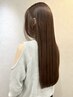 【潤ツヤ*フルコース】「髪質改善」縮毛矯正+カット+カラー+EVER TR　[明石]