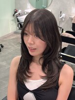 ジーニー 千葉(GENiE)&nbsp;ダークパープル/ハッシュカット/顔周り/千葉駅【高野優真】
