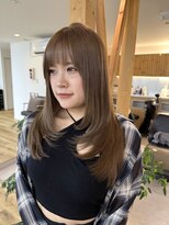 オアシス(oasis)&nbsp;レイヤーカットベージュカラー長野県松本市
