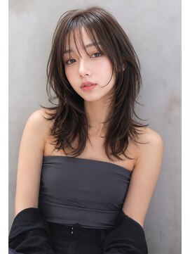 ロエ(LOE) 【LOE】レイヤーカット＿ミディアムレイヤー＿ウルフヘアaw