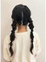 ヘアショップエヌアンドエー 久喜 栗橋店(hairshop N&A)&nbsp;【簡単アレンジ】お洒落リラックスツインブレイド