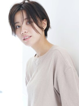 エアー 福岡(AIR) 2wayバングで遊ぶショートボブ