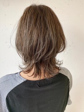 ヴェイン 渋谷(vain) 【vain#Bリアルお客様style】ネオウルフ×ハイ透明感ハイライト