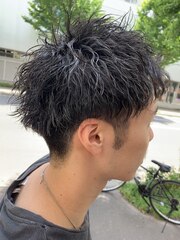 【kamiya】黒髪ツイスト
