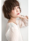 【FRAME天王寺駅前/全席個室サロン】ふんわりショートボブ♪
