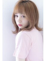 アジールヘア 所沢プロペ通り店(agir hair) シアーベージュラフはね【所沢/ココアブラウン/抜け感ヘア】