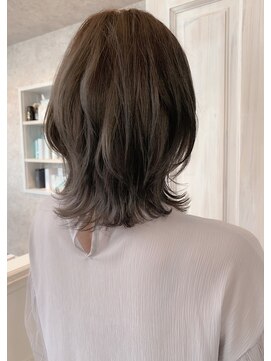 キャアリー(Caary) 福山市イルミナカラー人気caaryブリーチなしグレージュ