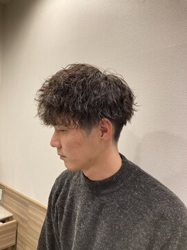 銀座マツナガ 神田店 20代30代ツイスパオシャレツーブロスタイル