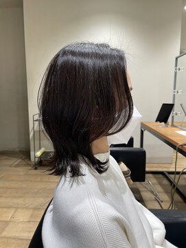 クローゼット 新宿(closet) 外ハネボブ/ペールベージュ[髪質改善/ヘッドスパ白髪染め/新宿】