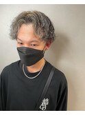 ハイライト ツイストスパイラル メンズヘア