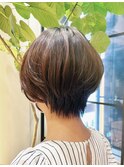 丸みショート/ショートボブ/大人ショート 20代30代40代髪型