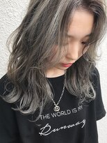 マイ ヘア デザイン 岡崎(MY hair design) ハイコントラストホワイティ3Dハイライトのサーフスタイル