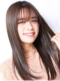 大人可愛い小顔美髪ツヤ髪ストレートロング髪質改善B3