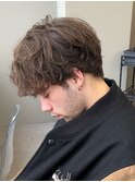 波巻きパーマスパイラルパーマツイストスパイラルパーマメンズ