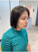 地毛風ストレート / オリーブグレージュ