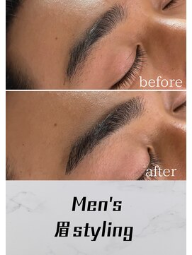 ルポ(repos) 眉スタイリング(平行眉)