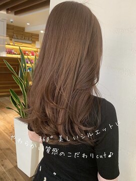 ソヨン 大宮2号店(SOYON) マロンベージュ レイヤーカット ミルクベージュ