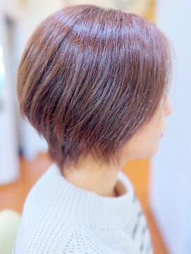 アークスヘアー 0代30代ミニボブココアブラウン小顔美肌ストレート丸み