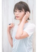 切りっぱなし外ハネボブ埼玉美容室ARTS荒巻充カット20代30代40代