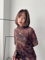 ラヴェストバイフレイスウェル(LOVEST by frace well)&nbsp;レイヤーボブ×デザインカラー