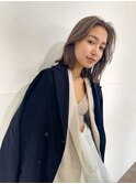 ブリーチを使った大人ハイトーンカラー